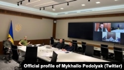 Видео разговори меѓу Русија и Украина, 14 март 2021 година.