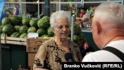 Penzionerka Roza Stevanović kaže kako kupujem znatno manje nego ranije