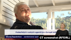 Николай Шапошников в интервю за Чешката телевизия, което ще бъде излъчено в понеделник. 