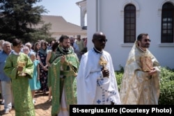 Русский православный храм преподобного Сергия Радонежского в Мидранде, ЮАР. Крестный ход 6 октября 2019 года. Фото: St-sergius.info