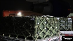 Kontigjenti me ndihma ushtarake që SHBA-ja dërgoi në Ukrainë. 