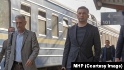 Министерот за надворешни работи Бујар Османи во Украина