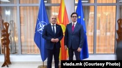 Илустрација, архивска фотографија претседателот Стево Пендаровски и премиерот Димитар Ковачевски 