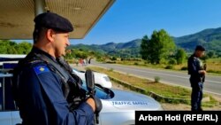 Pjesëtarë të Policisë së Kosovës në veri. Fotografi nga arkivi. 