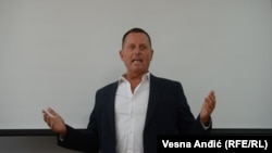 Richard Grenell na predavanju na Fakultetu političkih nauka u Beogradu, 13. jul 2022.