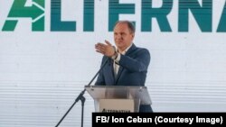 Imagine distribuită de Ion Ceban de la una dintre întâlnirile blocului „Alternativa” cu alegătorii din Comrat, septembrie 2025.