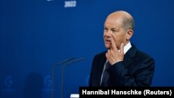 Германскиот канцелар Олаф Шолц 