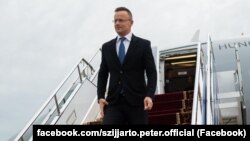 Peter Szijarto, ministar inostranih poslova Mađarske, stigao je na razgovore u Zagreb o iznalaženju alternative za rusku naftu koju njegova država uvozi. (Fotografija iz Biškeka, od 3. maja 2022.)