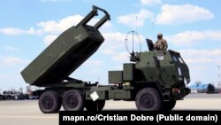 România - sistemul HIMARS, în timpul unui exercițiu militar la Constanța, 10 aprilie 2021