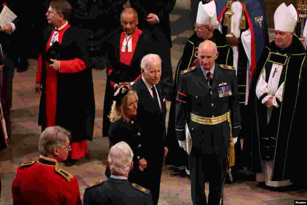 Na državnoj sahrani bili su prisutni brojni državnici, uključujući i američkog predsjednika Joea Bidena.&nbsp;