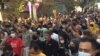 Protesters march in Sanandaj, the capital of Iran's Kurdistan Province. (file photo) 