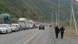 Russian Vehicles Flock To Georgian Border Following Partial Military Mobilization