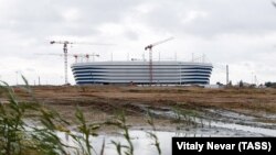 Стадионът в Калининград