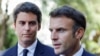 Novoimenovani premijer Francuske Gabriel Attal i predsjednik Emmanuel Macron