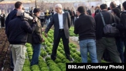 Тадиќ во изборна кампања во Лесковац.