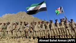 Afganistanski pokret otpora tokom vježbi u Panshir dolini 2. septembra