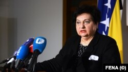 Bosnia and Herzegovina -- Bosnian politican Dusanka Majkic, in Sarajevo, February 16, 2021.