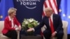 Predsjednica Evropske komisije Ursula von der Leyen i američki predsjednik Donald Trump u Davosu, Švajcarska, 21. 1. 2020.