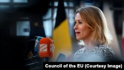 Kaja Kallas, visoka predstavnica Evropske unije za vanjsku politiku i sigurnost, u Briselu 15. jula