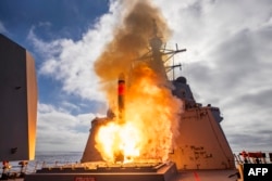 На фото, распространенном МО Австралии в декабре 2024 года, виден запуск «Томагавка» с корабля «HMAS Brisbane» недалеко от побережья США