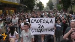 Антивладините протести го блокираа центарот на Скопје