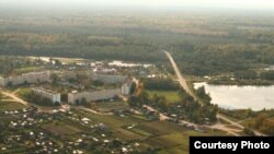 Село Болшой Сабск, снимано от високо.