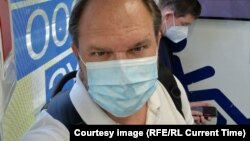 Primarul Chișinăului, Ion Ceban, într-o imagine postată pe Facebook, la întoarcerea sa dintr-o călătorie la Grenoble, pe 31 mai 2022.