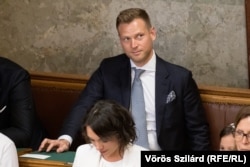 Ištvan Tiborcz na ceremoniji polaganja zakletve Viktora Orbana, maj 2022