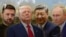 Владимир Зеленский, Дональд Трамп, Си Цзиньпин и Владимир Путин. Коллаж