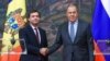 Moldova -- Russian and Moldovan foreign ministers, Nicu Popescu and Sergey Lavrov, Moscow, 17Nov2021