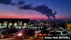 Ndotja e shkaktuar nga termocentralet në Obiliq, që përdorin qymyrin për prodhimin e energjisë elektrike. 