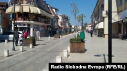 Архивска фотографија: Поглед на центарот на Дебар