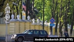 The US Embassy in Minsk (file photo)