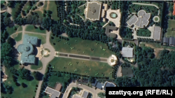 Здание, которое, предположительно, служило домом отдыха Центрального комитета Коммунистической партии Казахской ССР в советскую эпоху