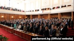 Првата седница на бугарскиот парламент по претходните избори, Софија, 21 јули 2021 година