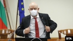 Главният прокурор Иван Гешев по време на заседанието на Пленума на ВСС в четвъртък