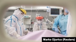 Covid-osztály Szerbiában
