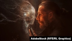 Илустрација - Интеракција помеѓу вештачката интелигенција и човекот