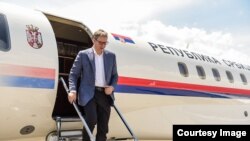 Претседателот на Република Србија Александар Вучиќ во Охрид