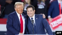 Donald Trump i Marco Rubio na Trumpovoj predizbornoj kampanji, Sjeverna Karolina, SAD, 4. novembra 2024.