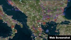 Заштитените природни зони со Натура 2000 во земјите членки на ЕУ.