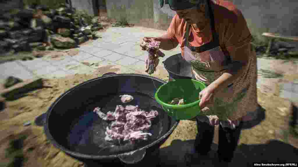 Начался процесс приготовления блюда