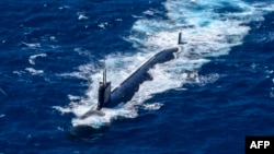 Un submarin nuclear american efectuează exerciții militare în largul coastei Columbiei în 2022. 