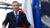 Poljski predsjednik Andrzej Duda na konferenciji za medije u gradu Konstancin-Jeziorna, Poljska, 2. lipnja 2022.