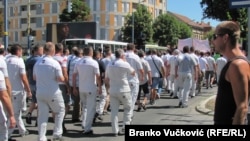 Protest radnika Fijata, 14. jul 2017.