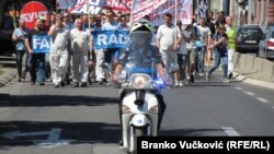 Protest radnika Fijata, 14. jul 2017.