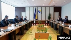 Susret sa predsjedavajućim Vijeća ministara BiH i entitetskim premijerima
