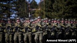 Pripadnici Kosovskih bezbednosnih snaga (BSK) Priština, 5 mart 2020.