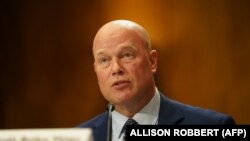 Metju Vitaker tokom svedočenja u senatskom odboru za potvrđivanje njegove nominacije za funkciju stalnog predstavnika SAD pri NATO, 4. mart 2025.