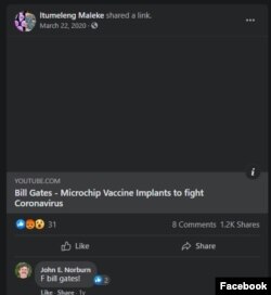 კონსპიროლოგიური ვიდეო, რომელსაც ეს მომხმარებელი აზიარებდა, უკვე დაბლოკილია